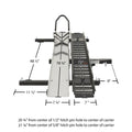 Black Widow SMC - 600R Deluxe Steel Motorcycle Carrier