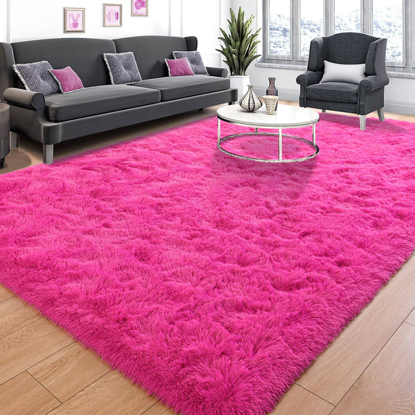 Tepook Super Soft Fluffy Rug for Bedroom, Modern Shaggy Rug Fuzzy Kids Rug for Living Room, Plush Indoor Nursery Home Decor Rug with Non-Slip Bottom